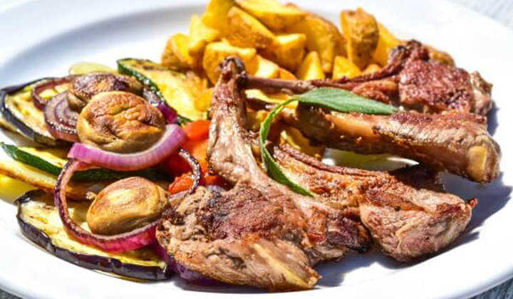 Savory lamb meet on Krk (image source: City of Krk Tourist Board)