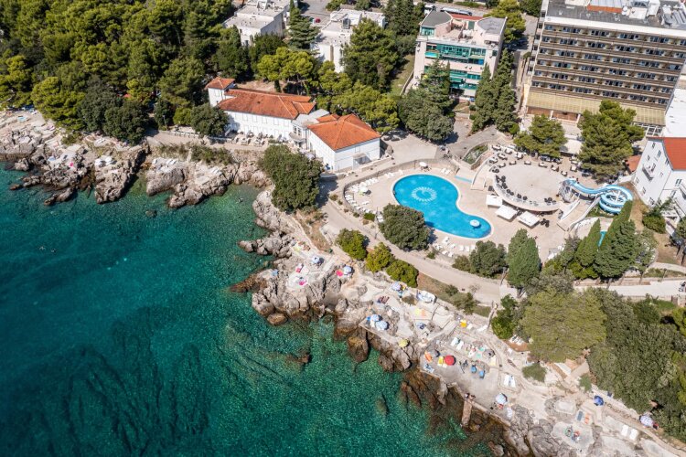 View of Dražica Hotel Resort on Krk Island