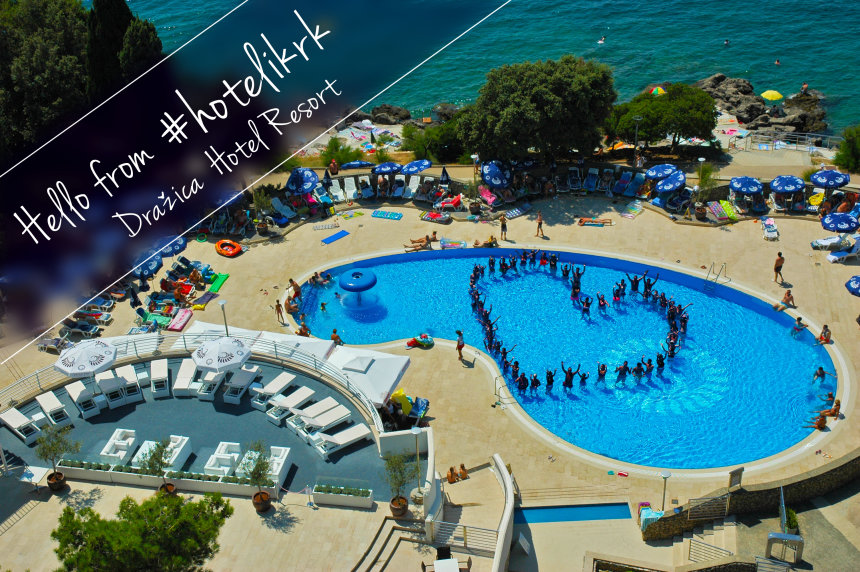 Swimming pool at Dražica Hotel Resort on Krk island