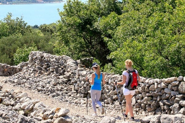 Erkundung der Insel zu Fuß 