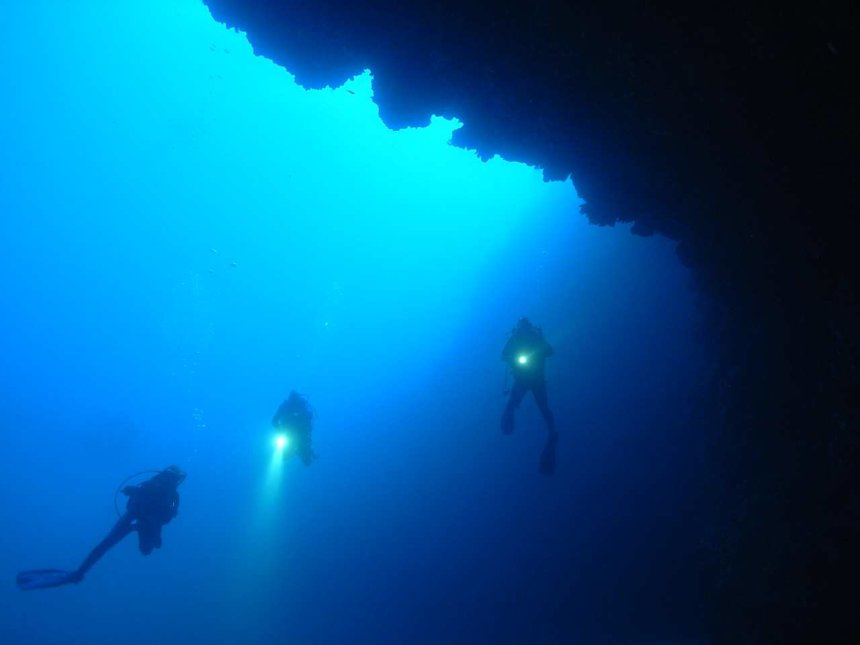Diving on Krk (image source: Vrbnik Tourist Board)