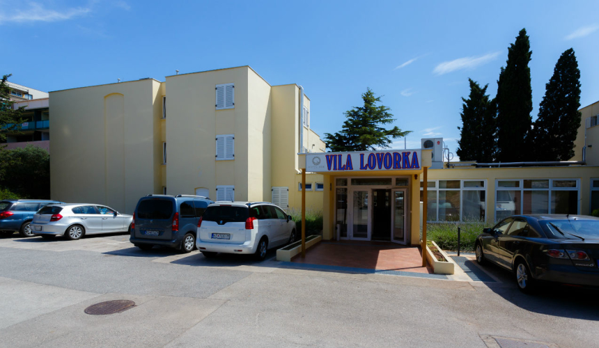 Entrance of Lovorka villa in Krk town